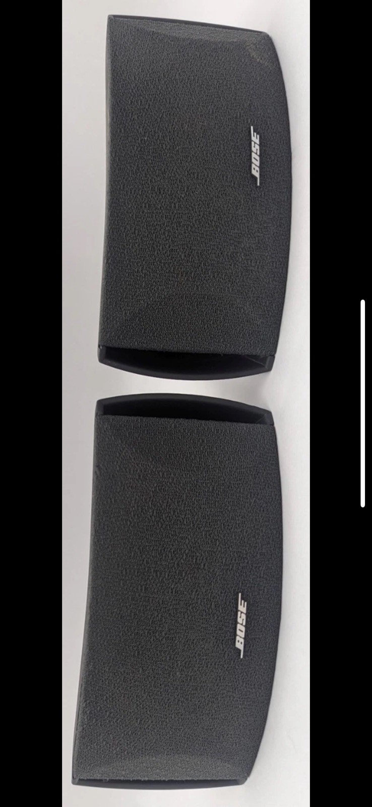 Pair of Bose Media Center AV 3-2-1 Left & Right Side Speakers (Black) - Tested