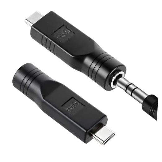 2-Pack USB C Male to DC Female Power Cable Adapter - Home Audio Accessorie