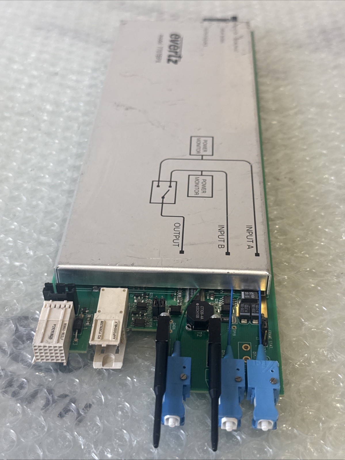 Evertz 7707BPX Optical Bypass Protection Switch