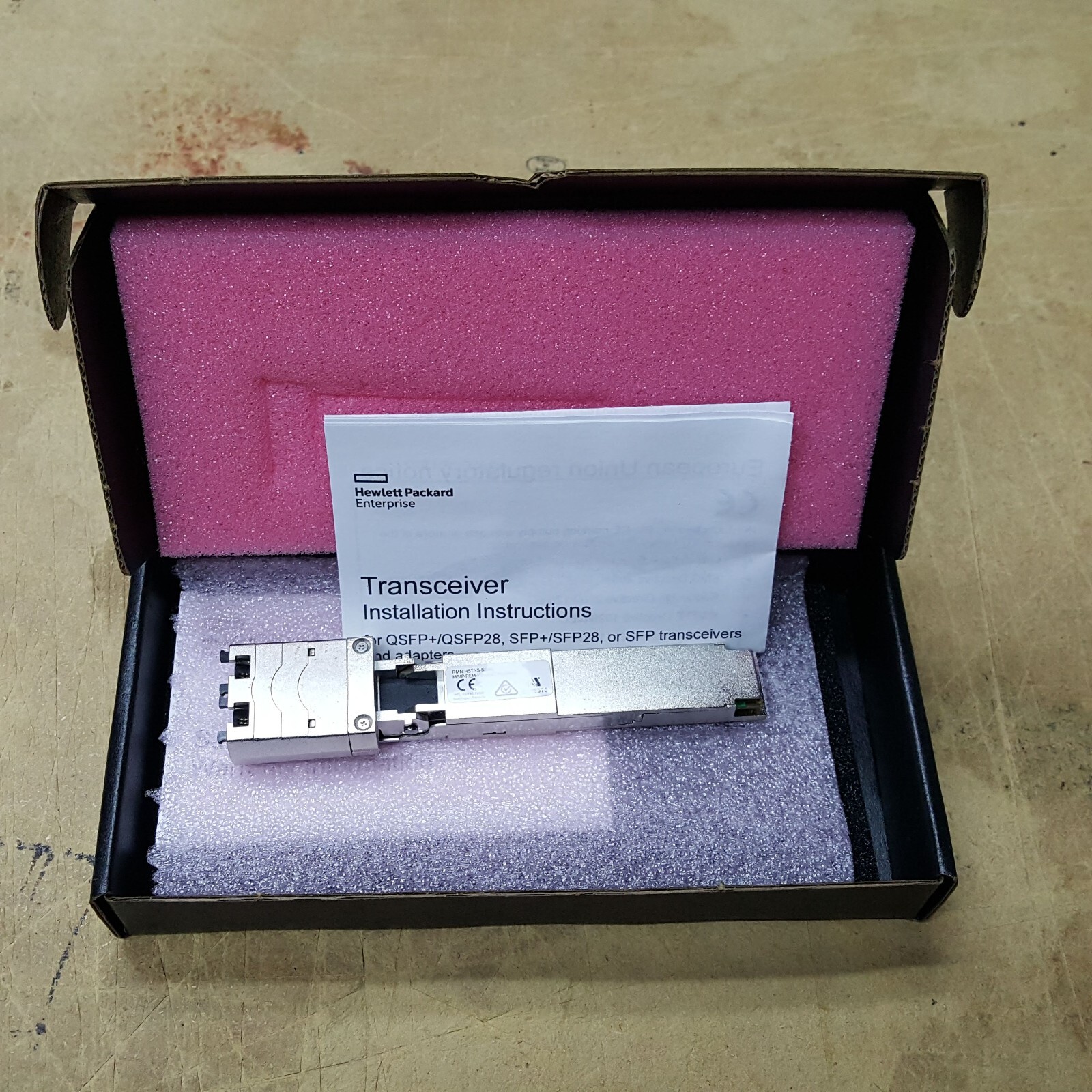 HPE Synergy Dual 10GBASE-T QSFP+ 30M RJ-45 Transceiver 857498-001 838327-B21