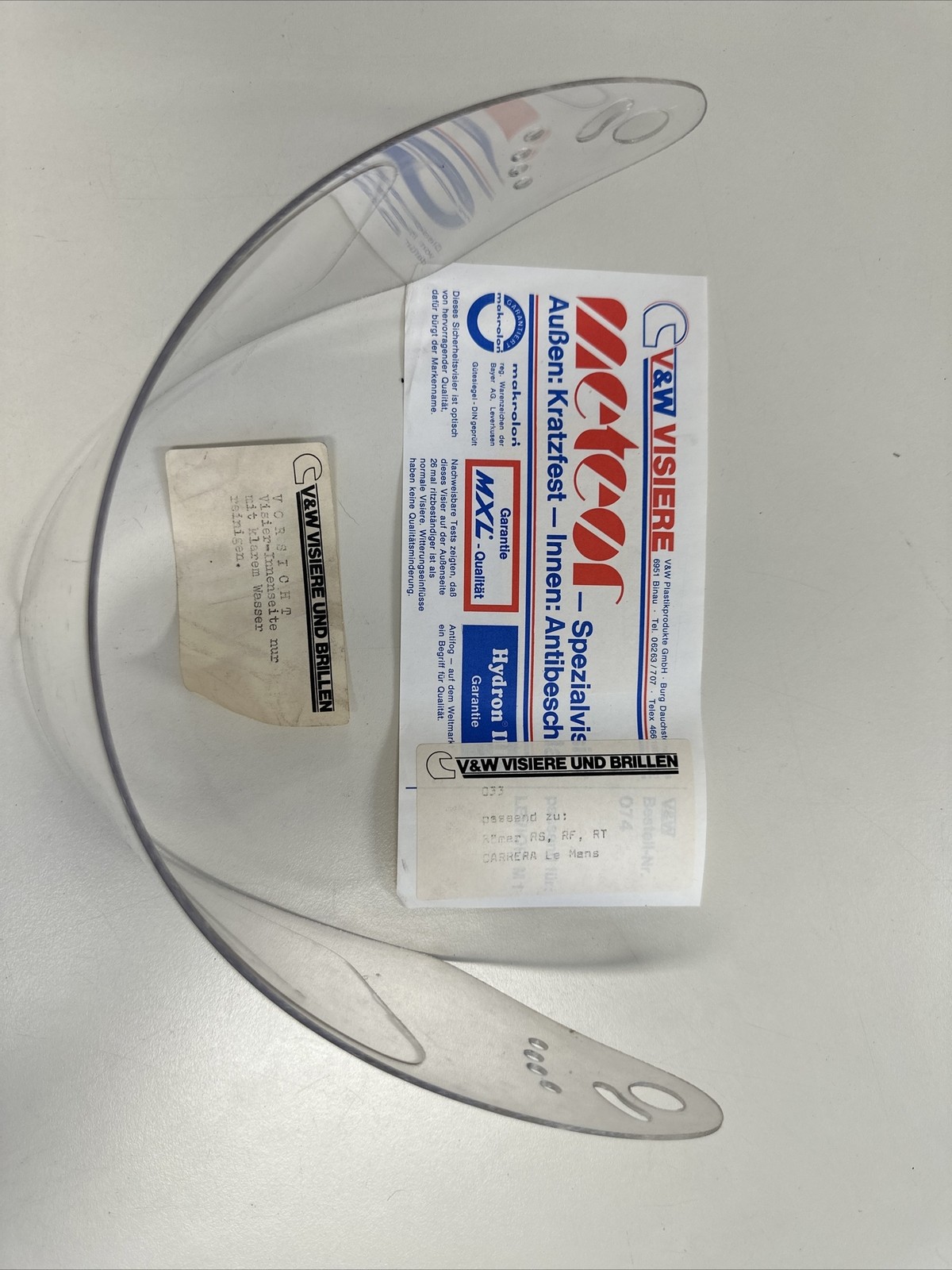 V&W Visor 033 Römer RS RF RT Carrera Le Mans #14170