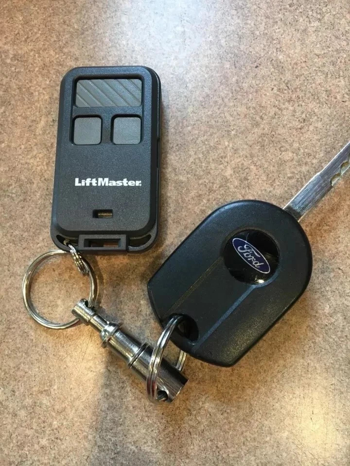 LiftMaster 890MAX 3-security Button Mini key chain Garage Door Opener Control