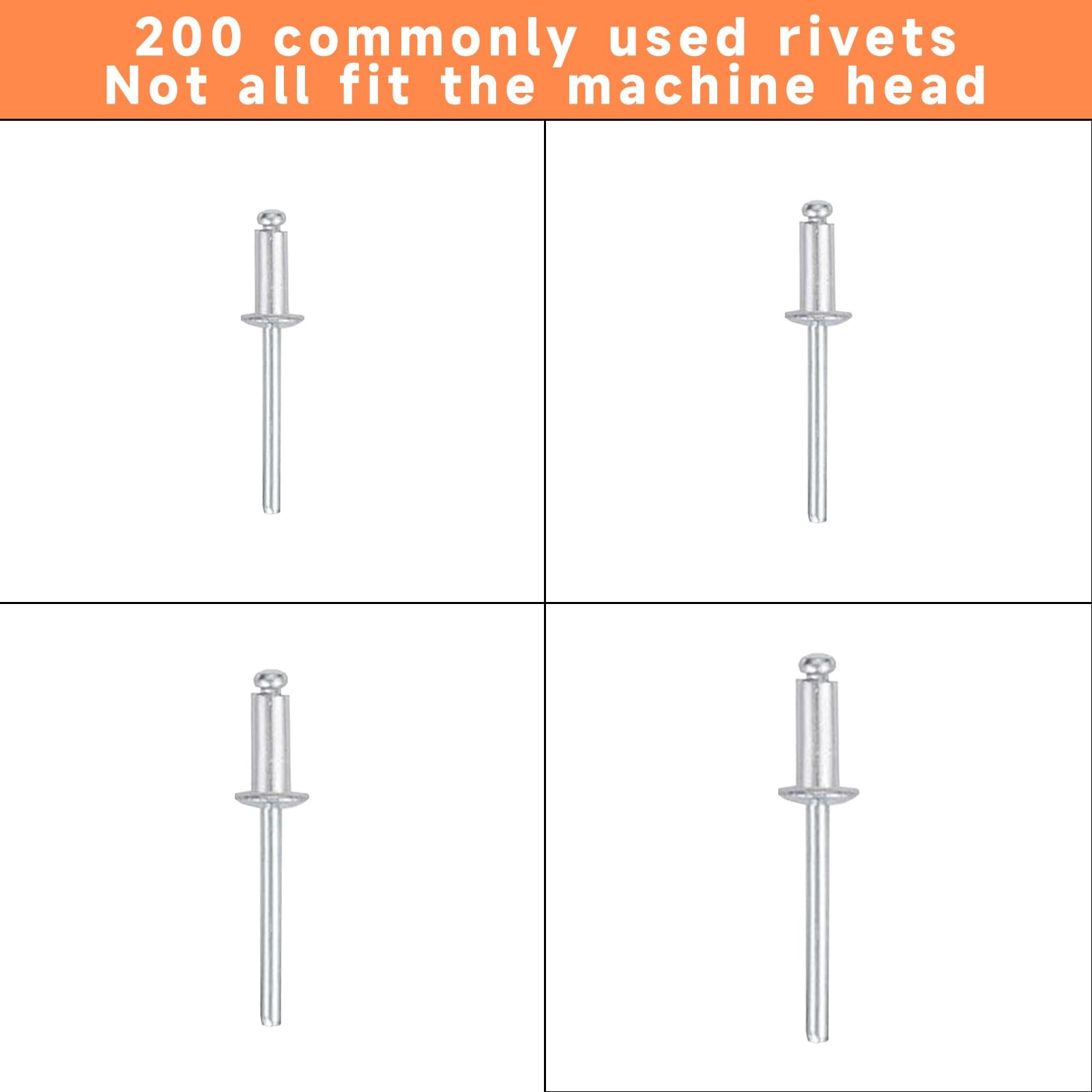Riveter Set, Metal Material Riveter Set, Not Easy To Deform and...