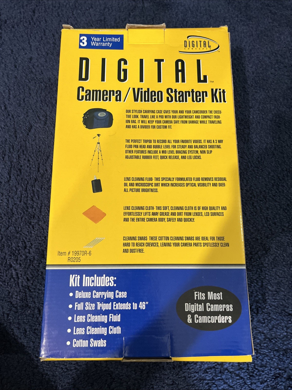 Digital Concepts Camera/Video Starter Kit TRIPOD ONLY Excellent Condition