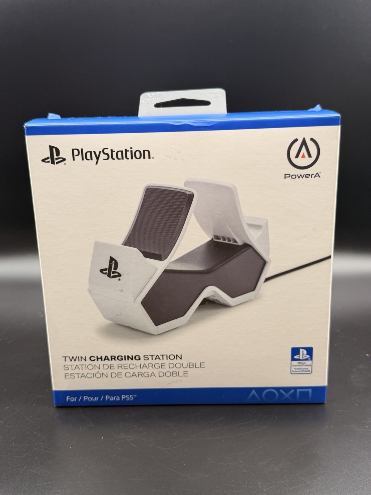PowerA - Twin Charging Station for DualSense Wireless Controllers - PS5 White