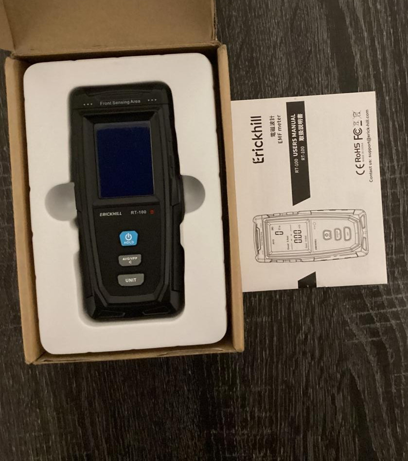 ERICKHILL EMF Meter, Detects Electric and Magnetic Fields