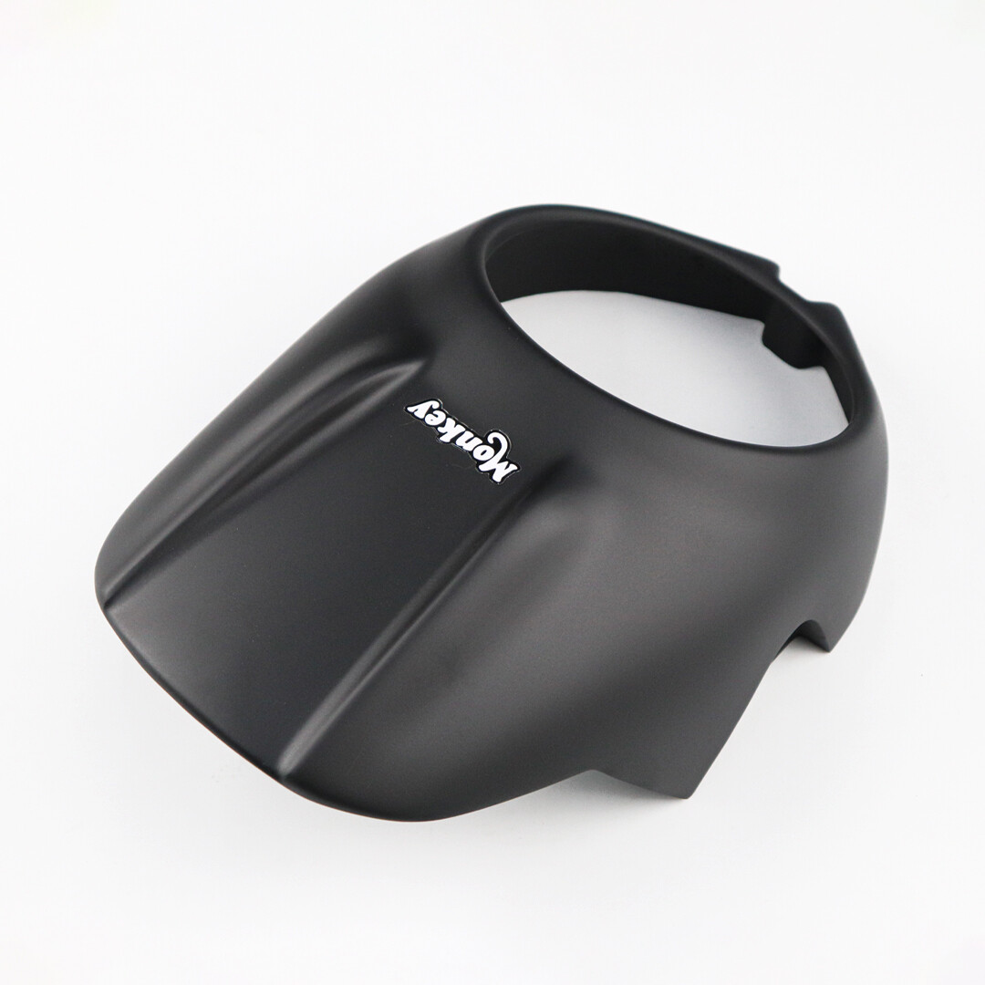 HEADLIGHT COVER WINDSCREEN WINDSHIELD BLACK V.2 FOR HONDA MONKEY Z125 2018-24