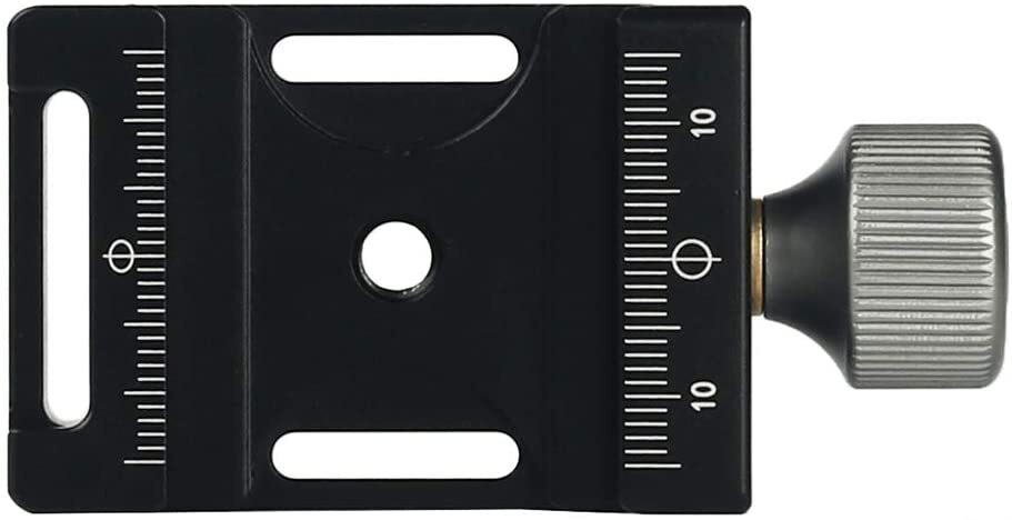 Leofoto DC-38Q 38mm Screw-Knob Clamp W/ BPL-50N Plate /W Strap Bosses
