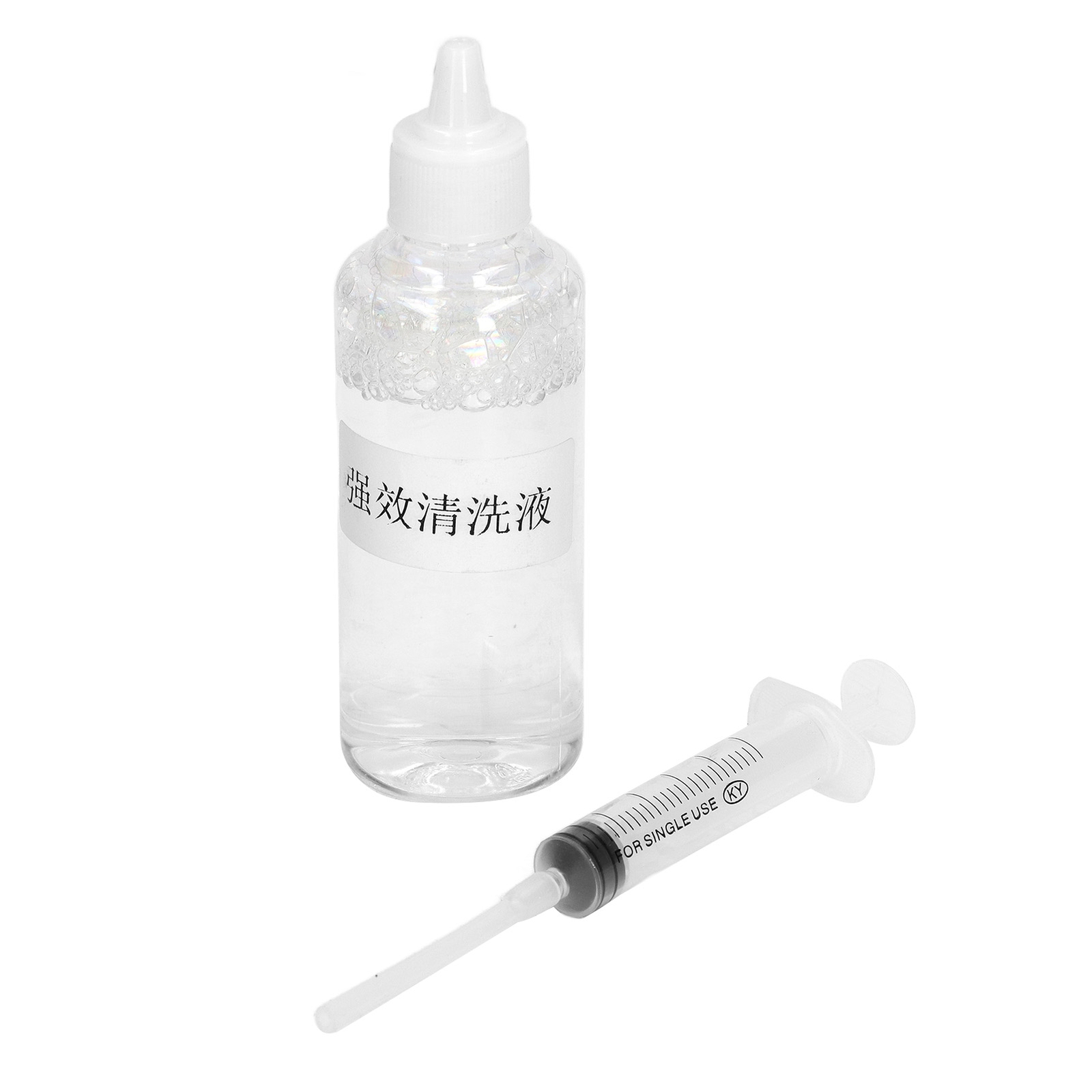 Ink Cleaning Solution Strong Dissolve Nozzle Dye Cleaning Fluid With Syringe