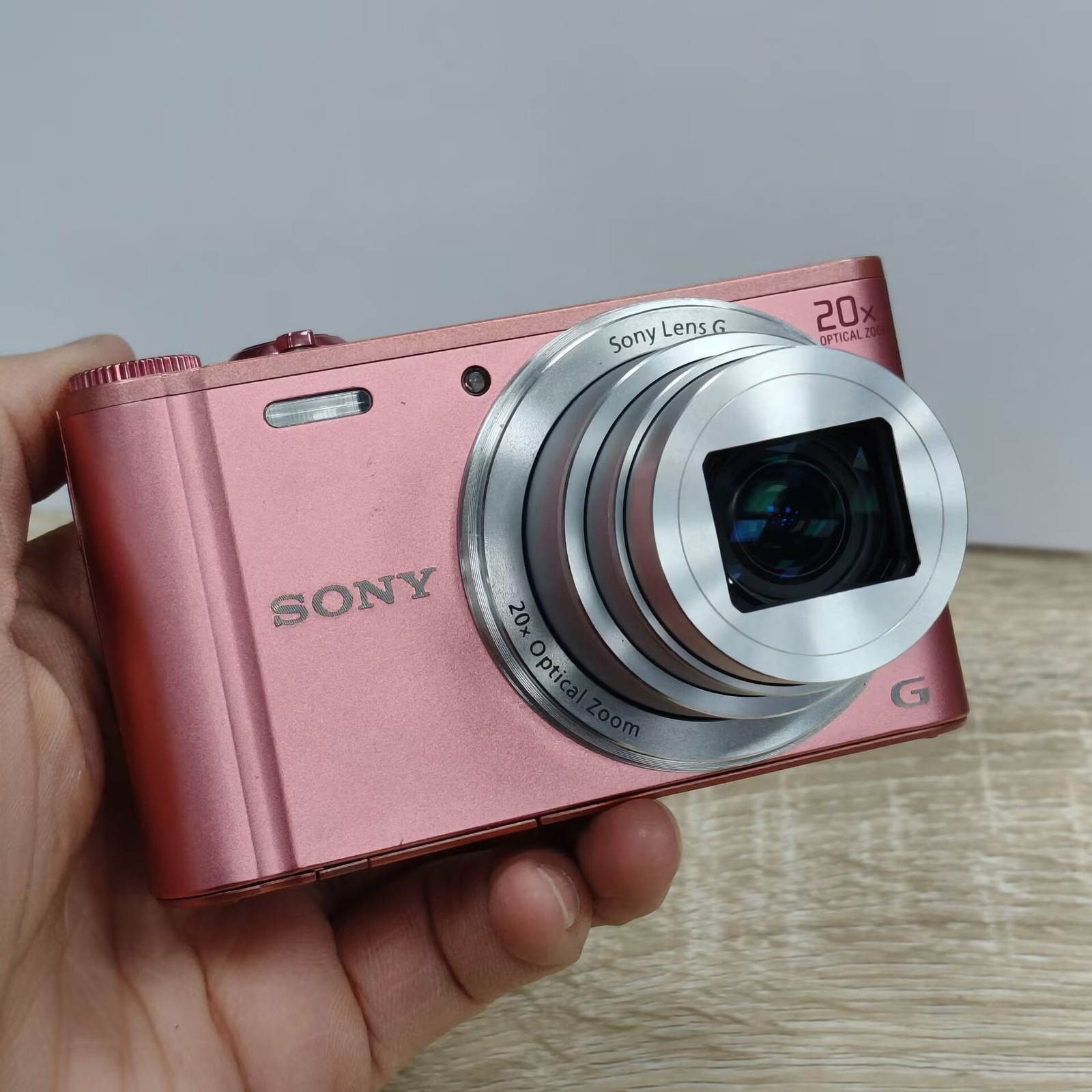 SONY Cyber-shot DSC-WX350 18.2 MP 20x Digital Zoom Digital Camera English - Pink