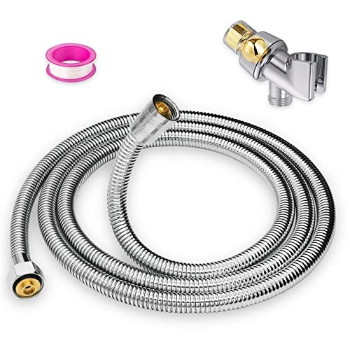 High Pressure Shower Hose, 79" Extra Long, Explosion-Proof Braided Mesh, 304