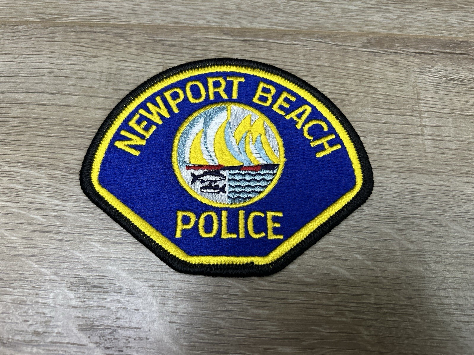 Newport Beach CA California Police Department Dept Sailboat Patch