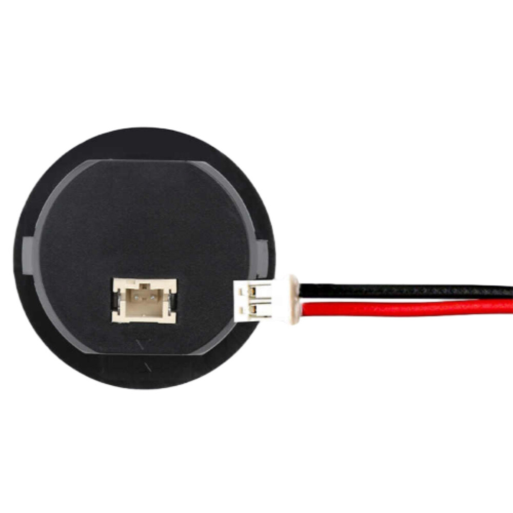 DC12-60V 2-Wire Mini Round Voltmeter High Precision Circular Digital Voltage Pow