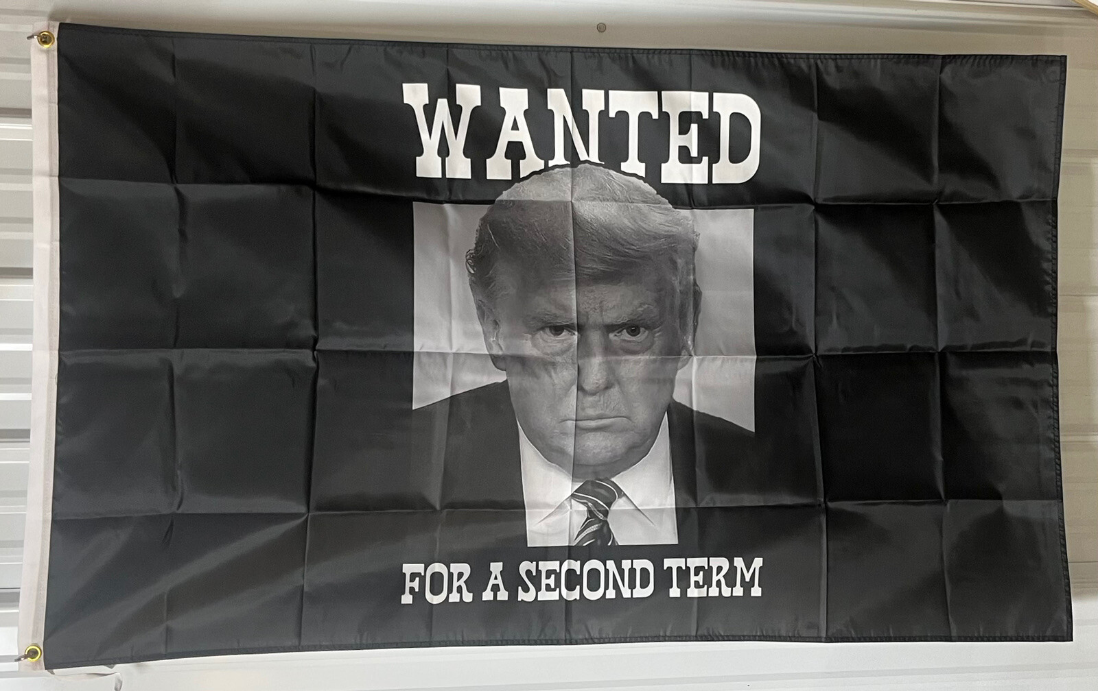 Trump For Prison Flag FREE SHIPPING Wanted FAST Biden Beer USA Man Cave Sign 3x5