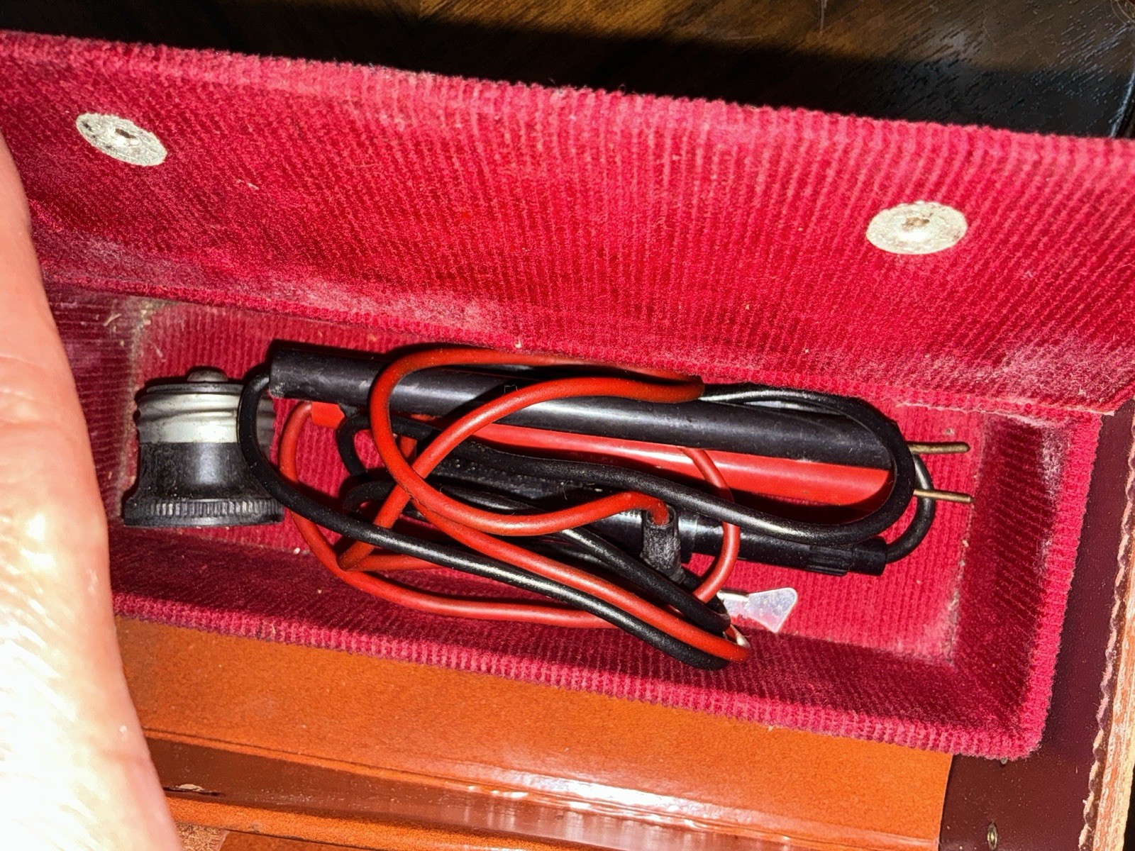 Vintage Amprobe Clamp-On AC Voltmeter Test Set w/ Case & Accessories Untested