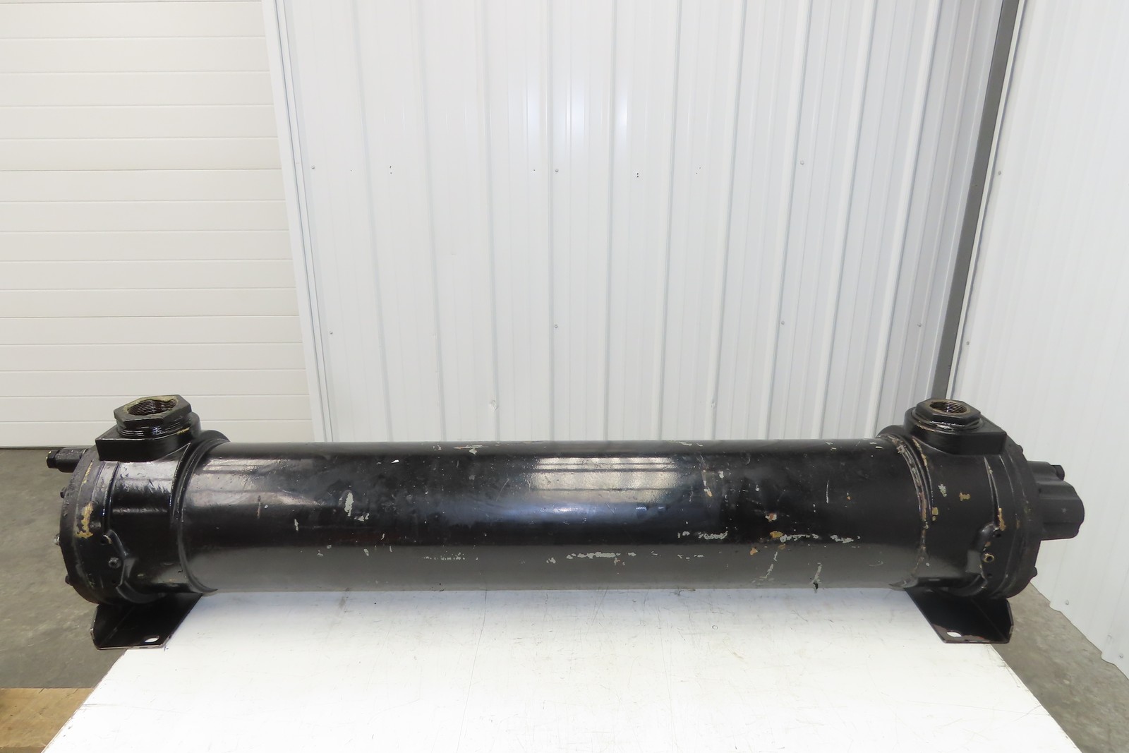 ITT Oil Cooler Shell & Tube Heat Exchanger 2-Pass 2x3" NPT 55"L