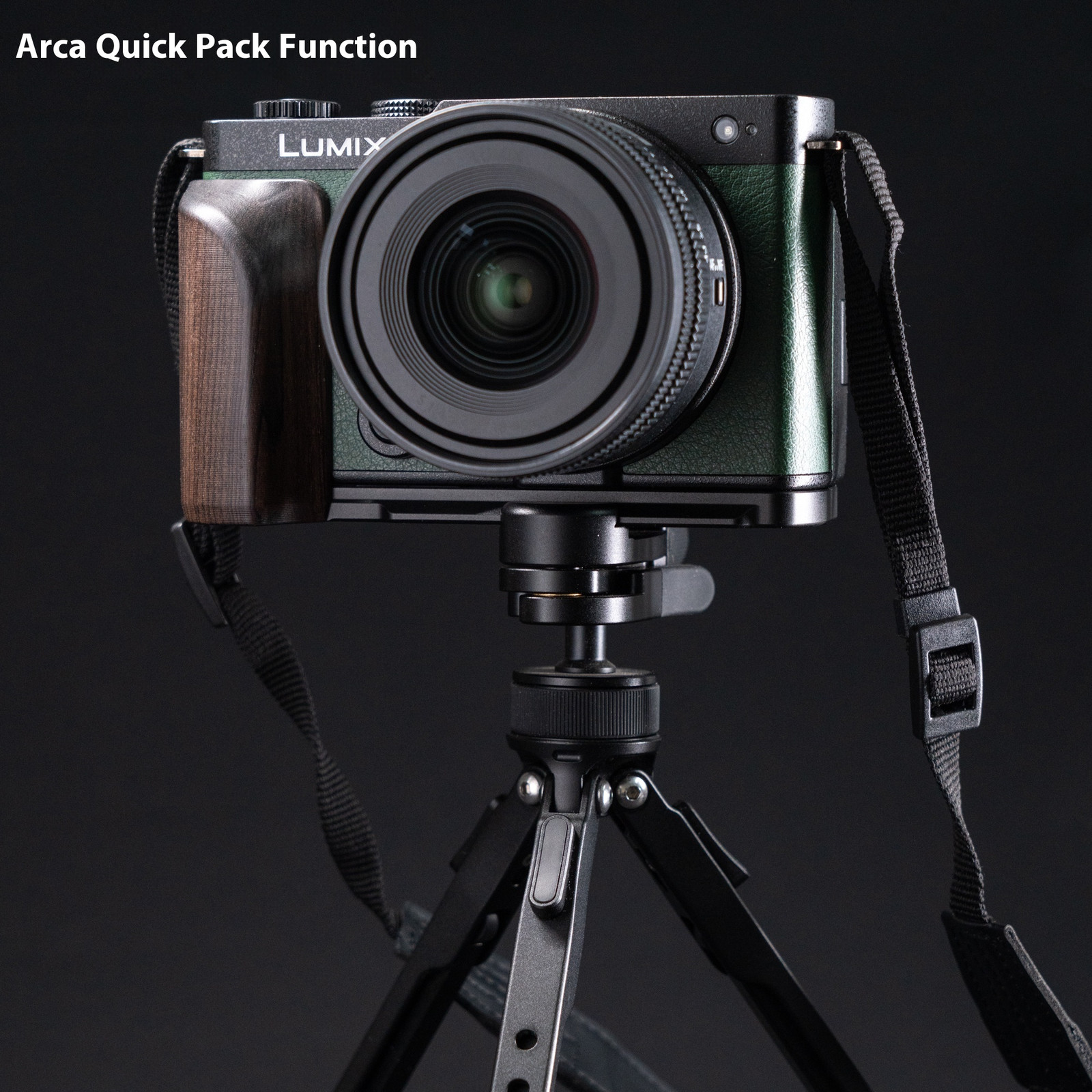 Camera grip L board wooden handle quick release board suitable for Panasonic S9