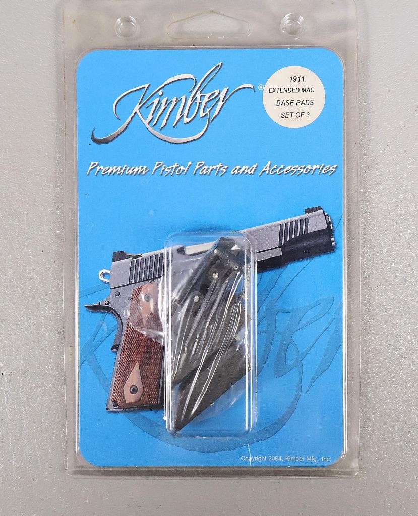 3 KIMBER 1911 MAGAZINE BUMPER PADS 45 Auto