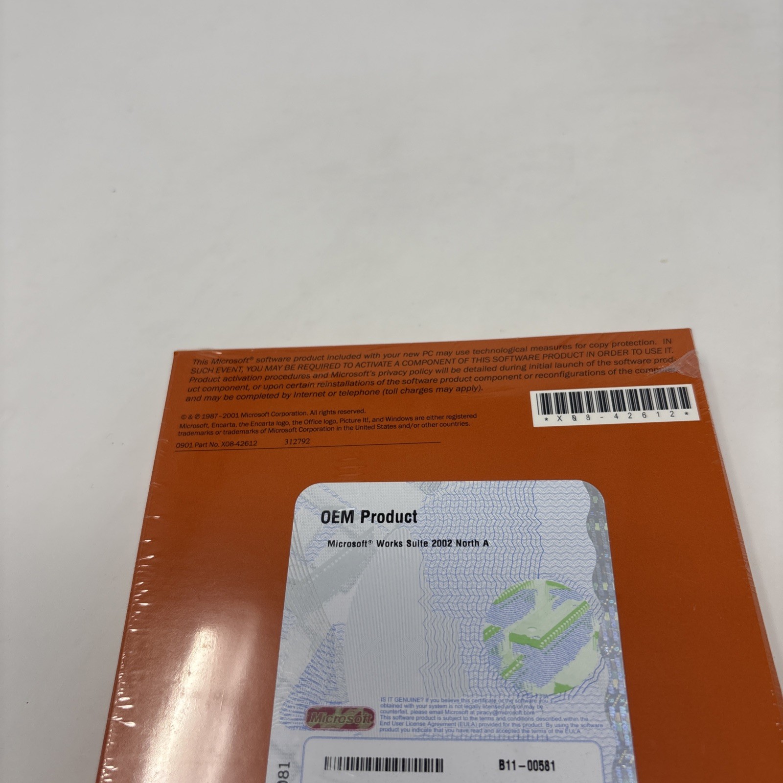 Microsoft Works Suite 2002 (NA) - Full Version for Windows- W/ Key New Sealed