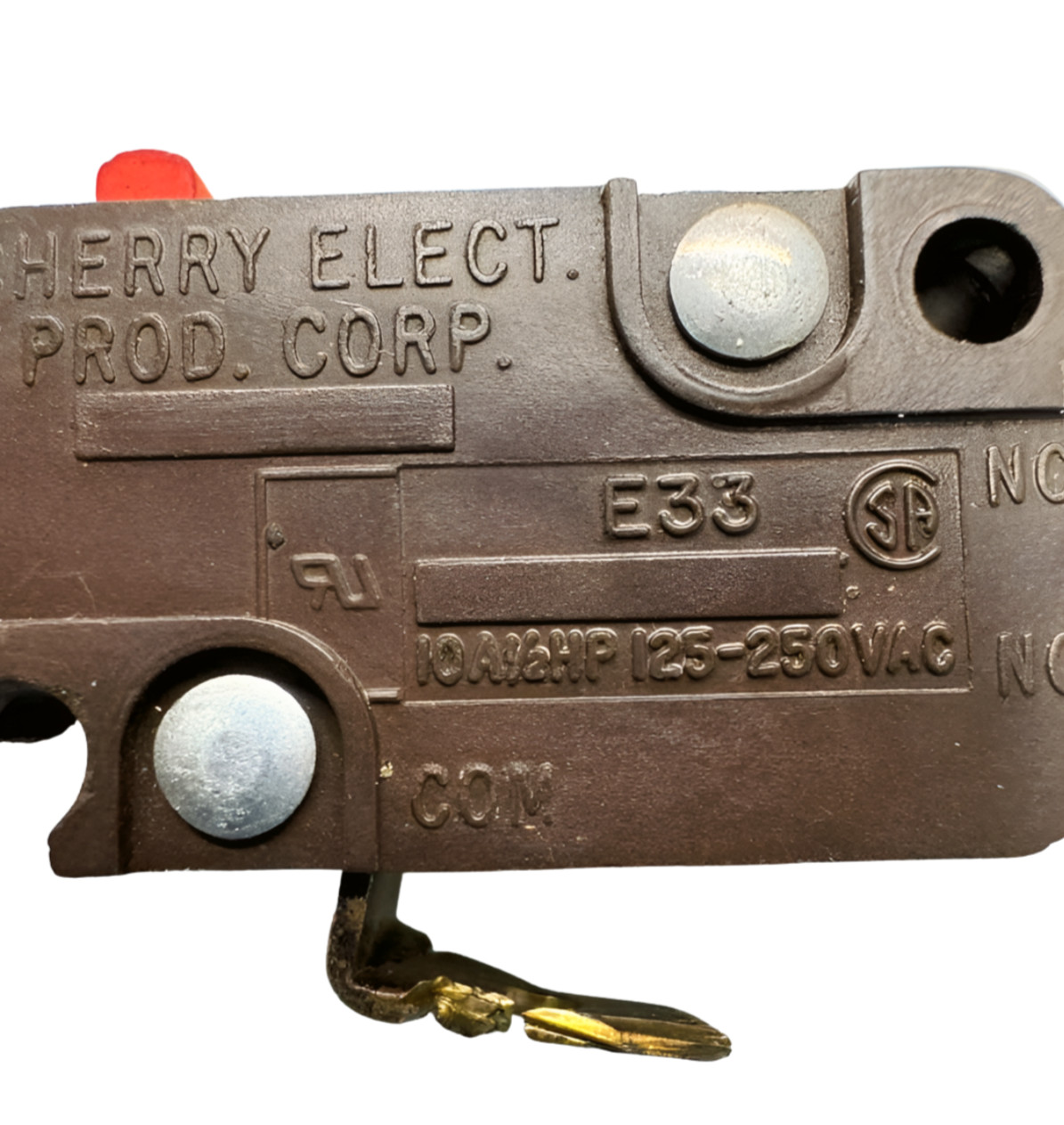 Cherry E33 Snap Action Switch, 10A, 1/2HP, 125-250VAC **Chipped**
