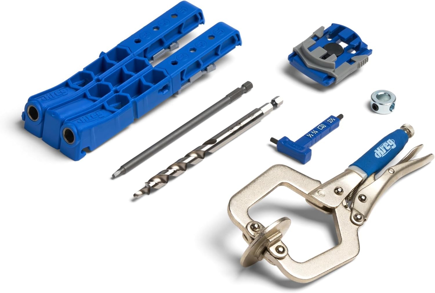 Pocket-Hole Jig 320 with Classic 2 Inch Face Clamp - Small, Durable Jig