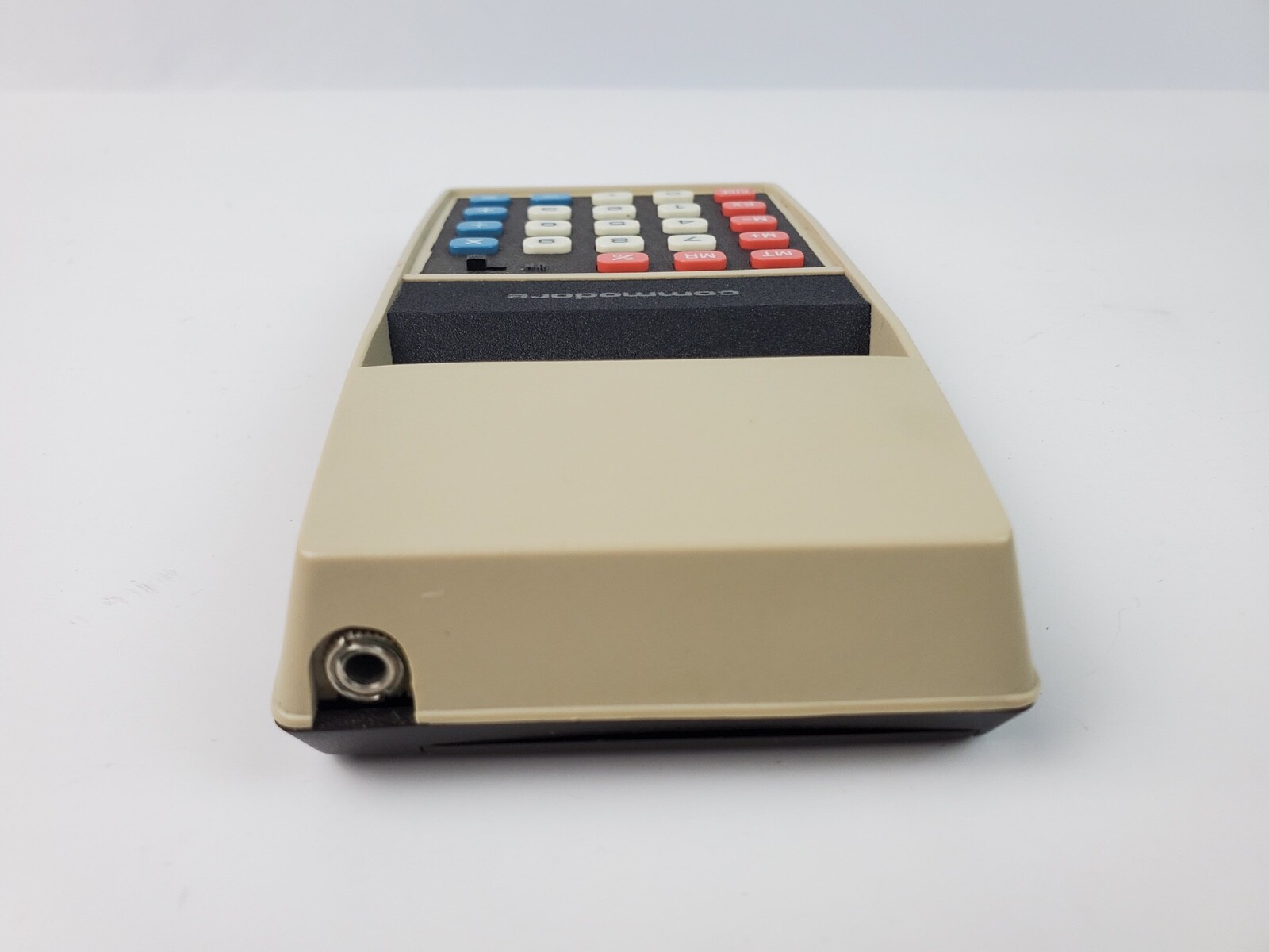 Rare Vintage Commodore Solid State Red LED Calculator 897D w/ box & manual