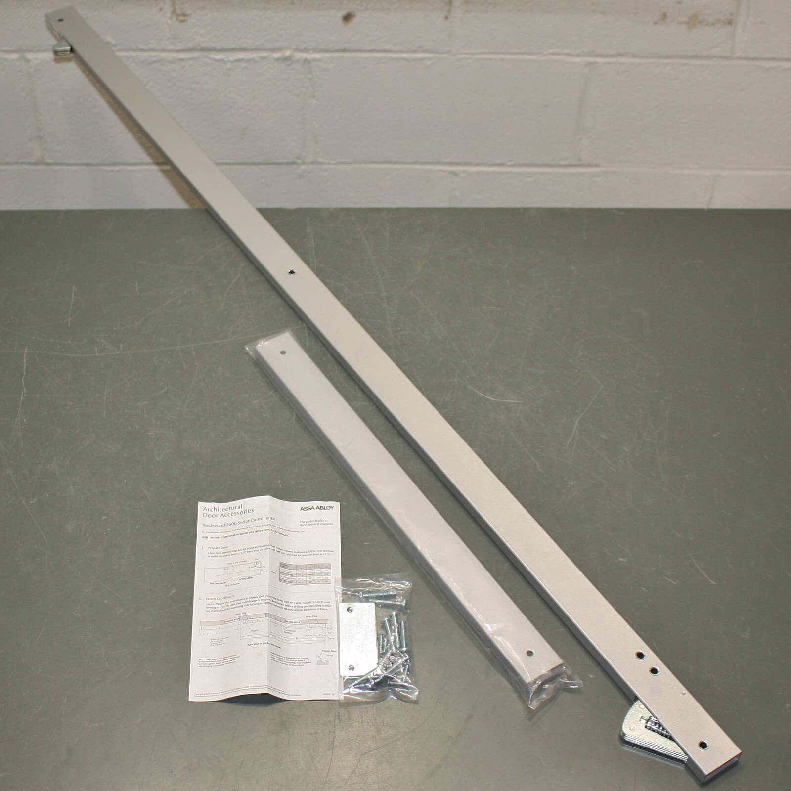 Assa Abloy Rockwood Door Coordinator 2672.USP, for 72" Jamb Openings, Steel