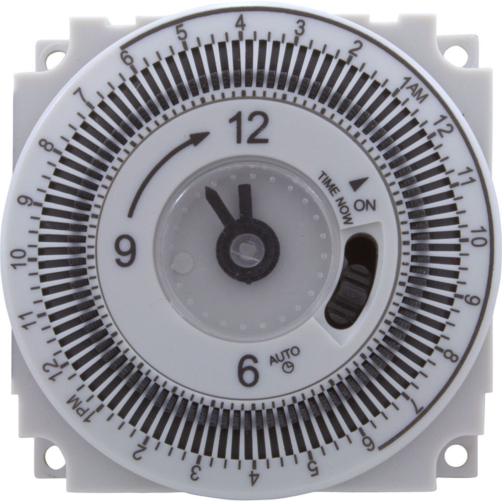 Timer, Grasslin Repl, SPDT, Panel Mount, 115v, w/override, 24hr