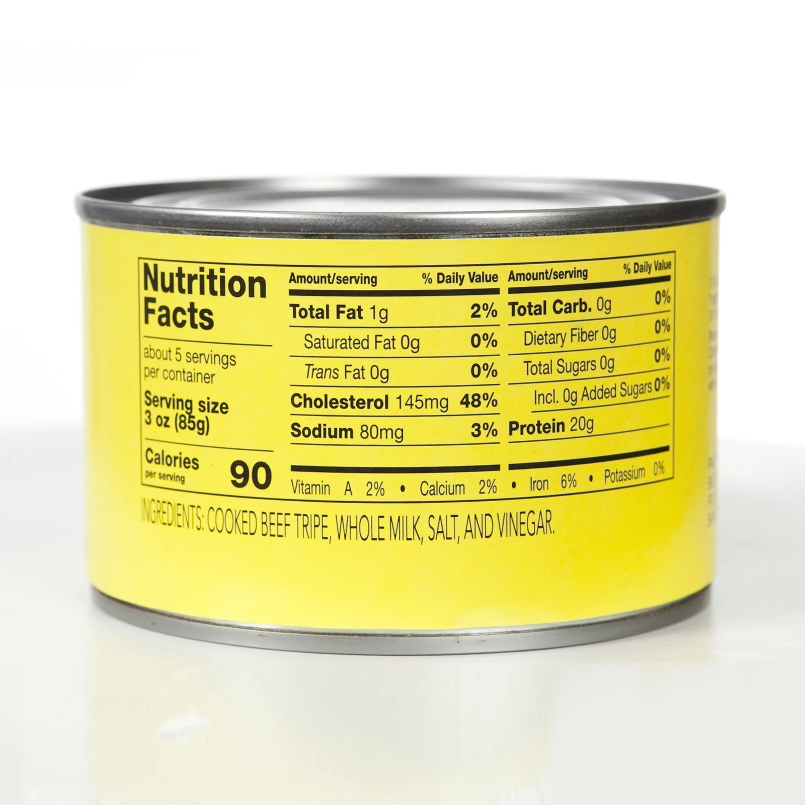 Beef Tripe with Milk 16 oz Can