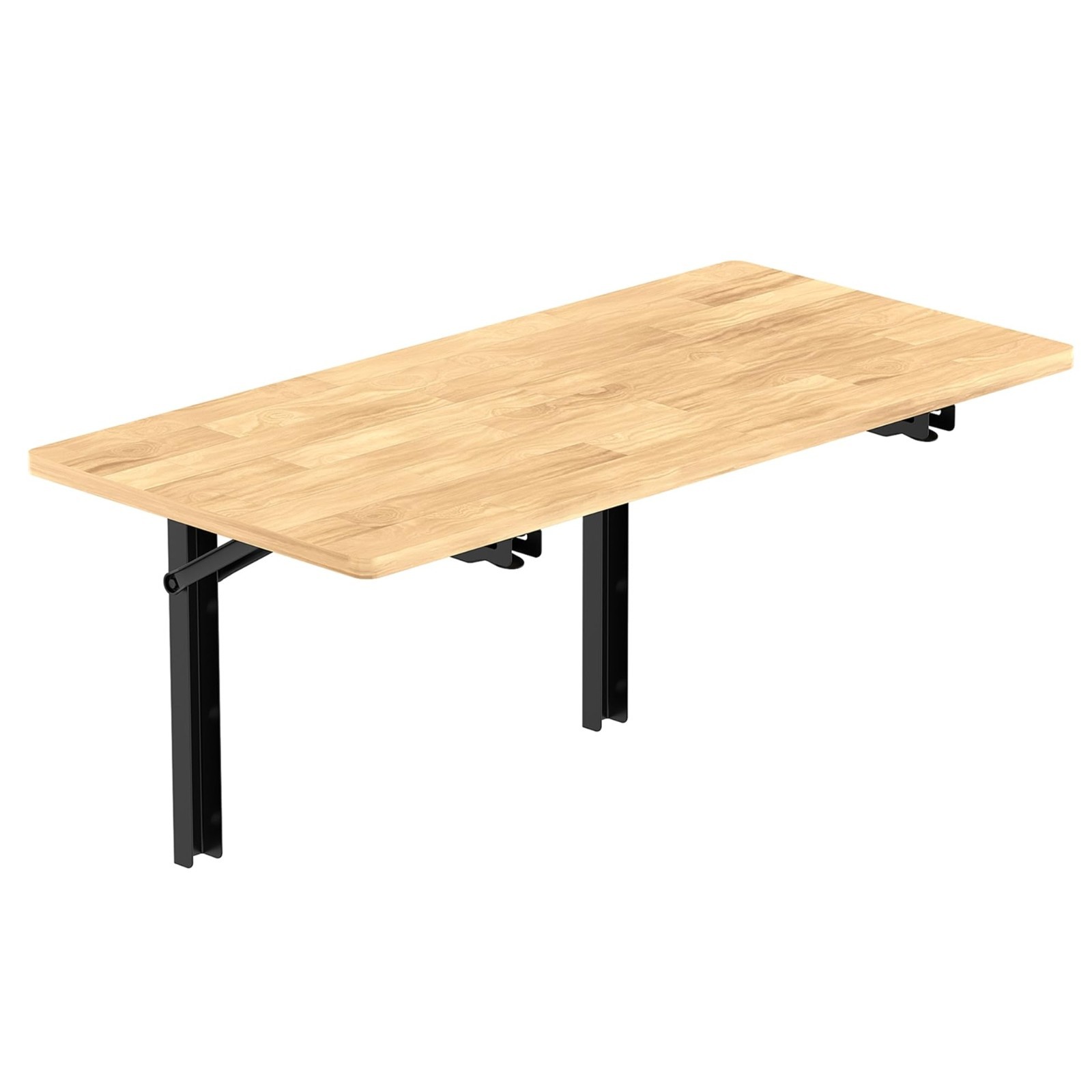 Heavy Duty Folding Wall Workbench - Space-Saving Collapsible Desk for Garage, 55
