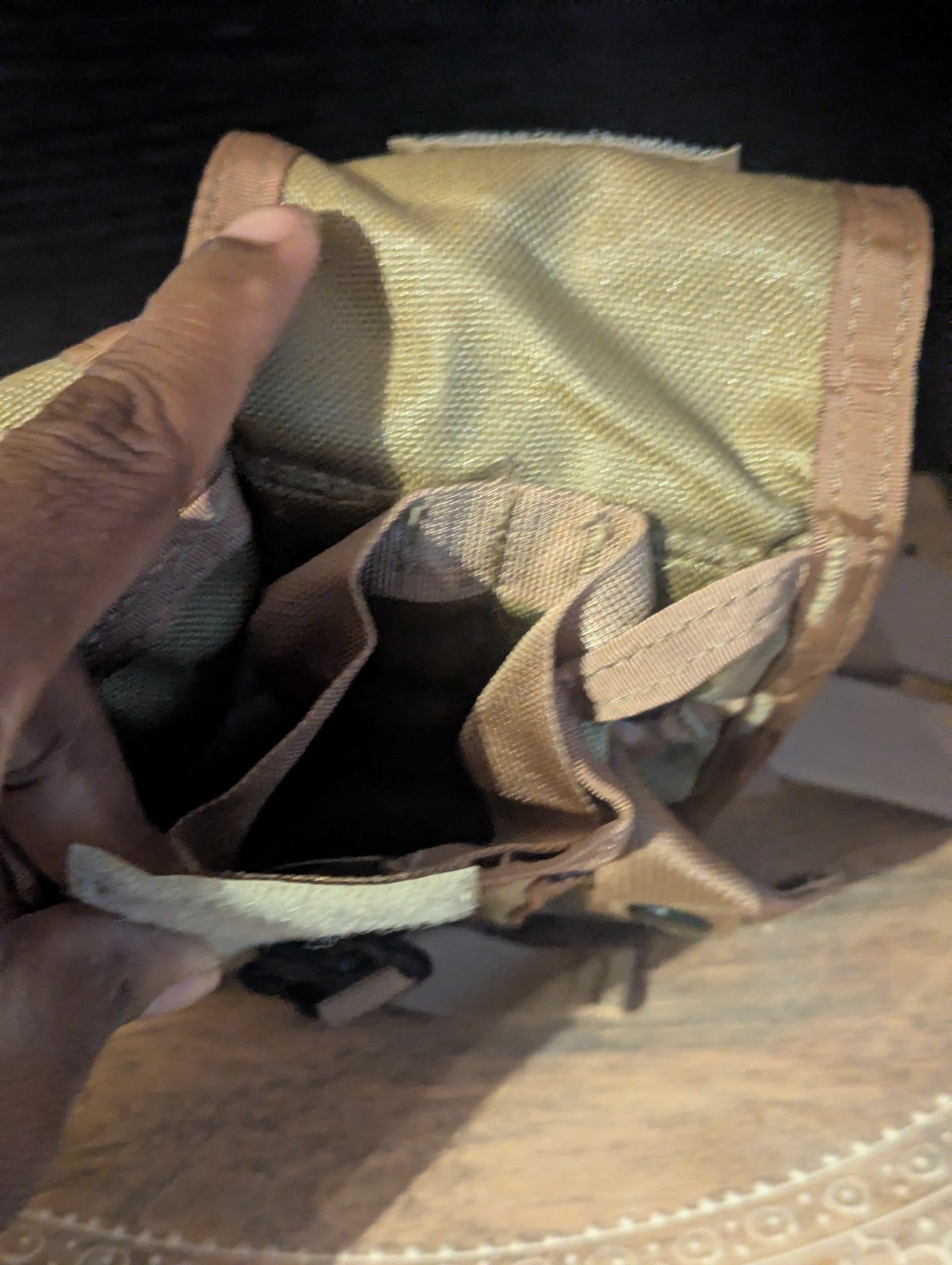 Paraclete Pre-MSA AIXSSTS Khaki MOLLE GP Utility Pouch — SOF CAG DEVGRU LBE