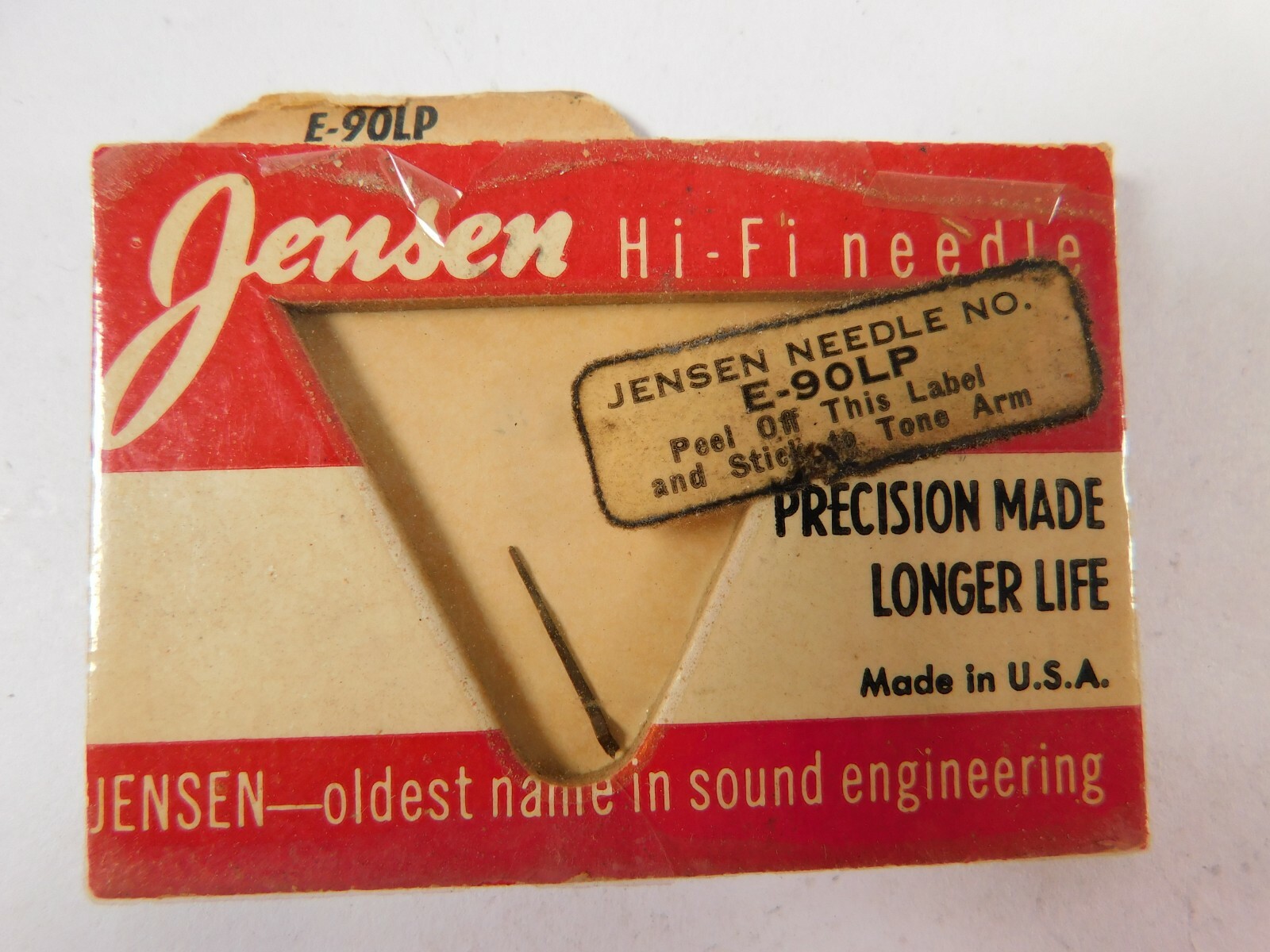 NOS Vintage Jensen E-90LP Phono Needle Jewel Tip Stylus