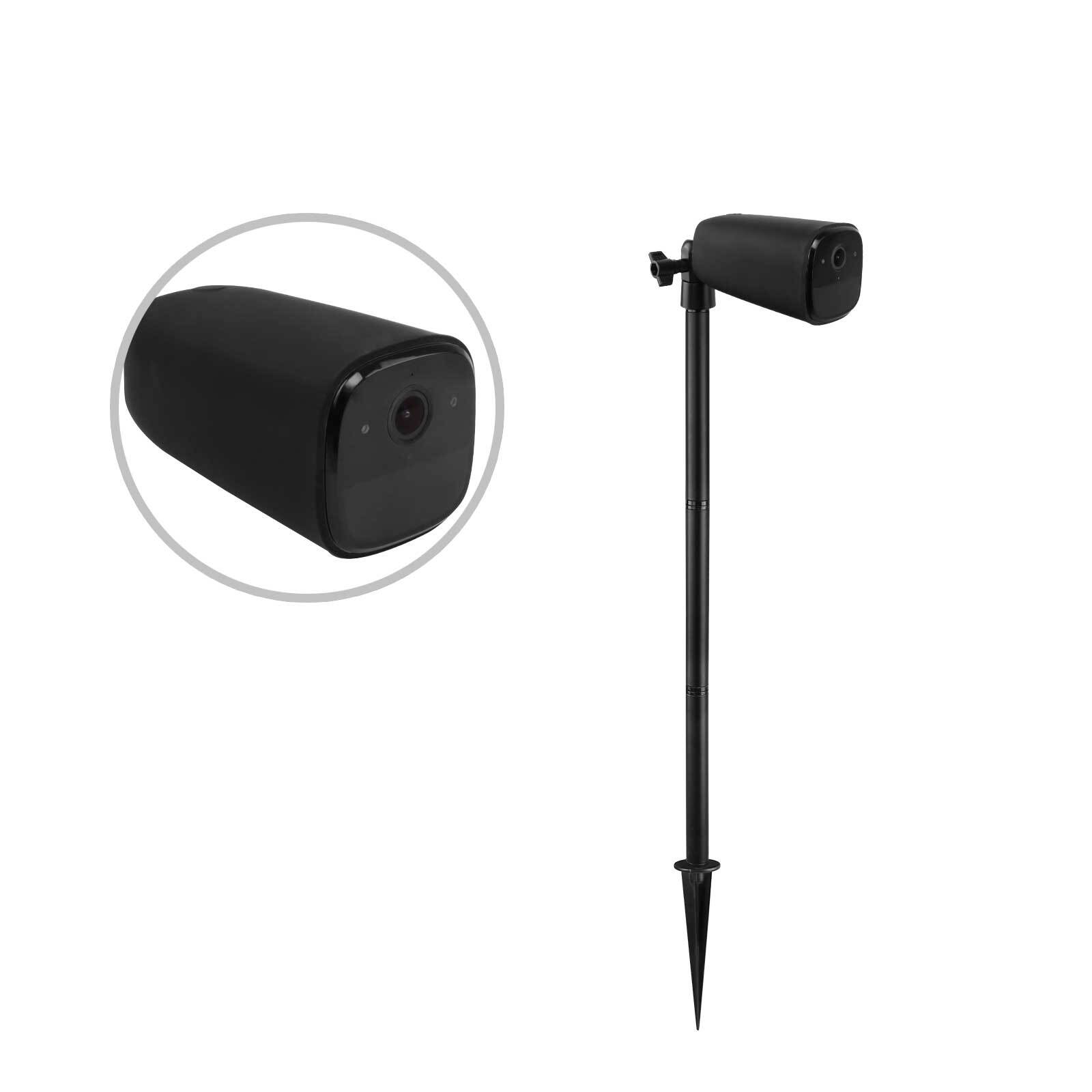 Spike Pole Mount Ground Stake and Weatherproof silicone skin for EufyCam 2/2Pro