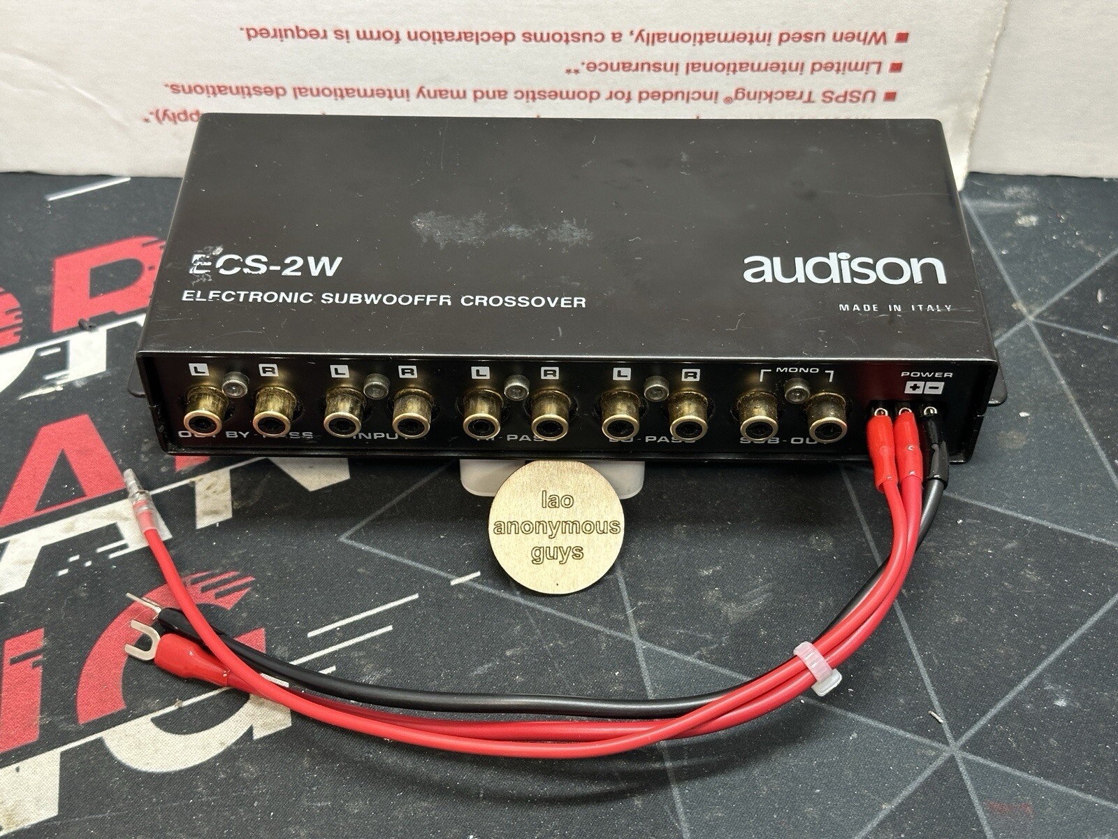 audison # ECS-2W 2 Way Crossover SQ OG Vintage Old School ITALY 1990s RESTORED