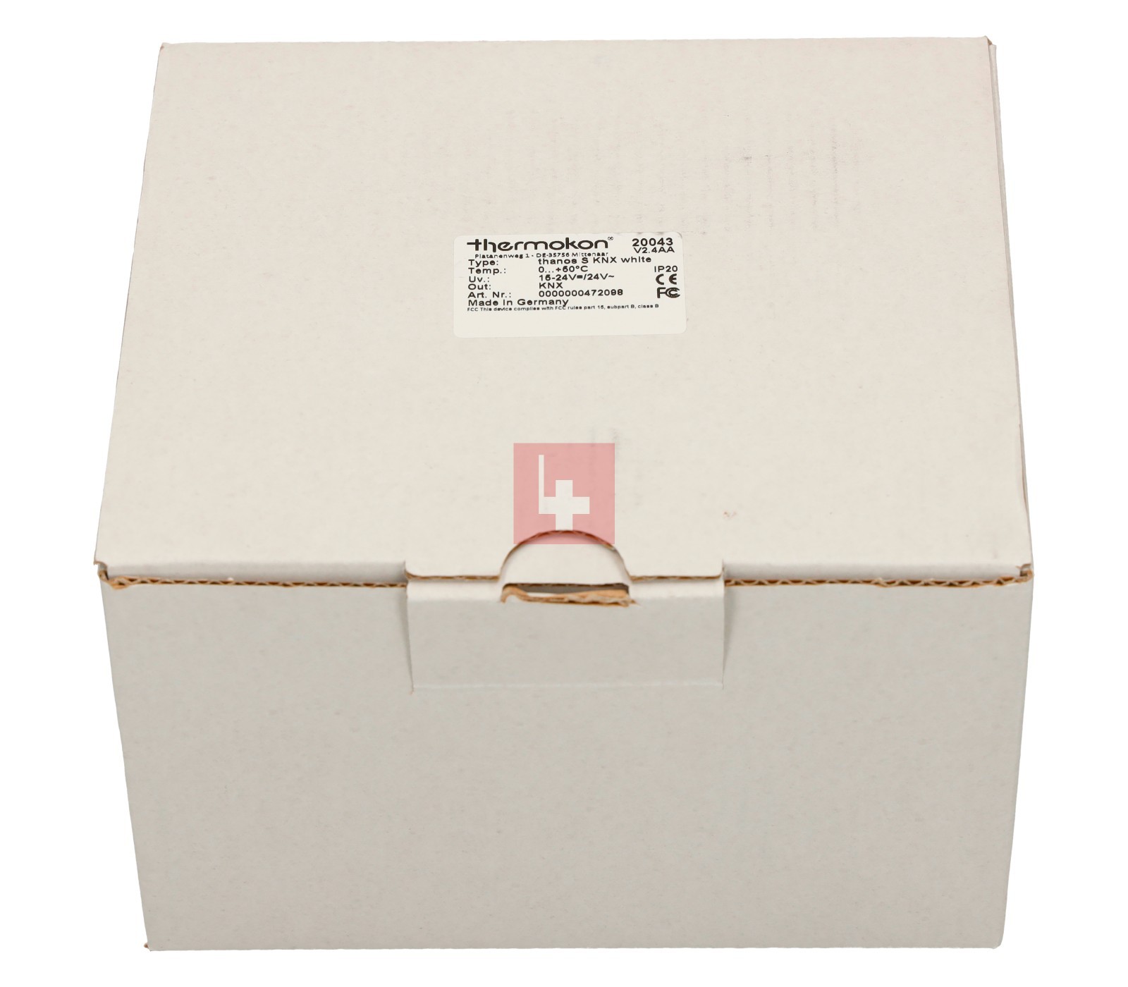 THERMOKON ROOM CONTROL UNIT THANOS S KNX WHITE - 472098 (NO)