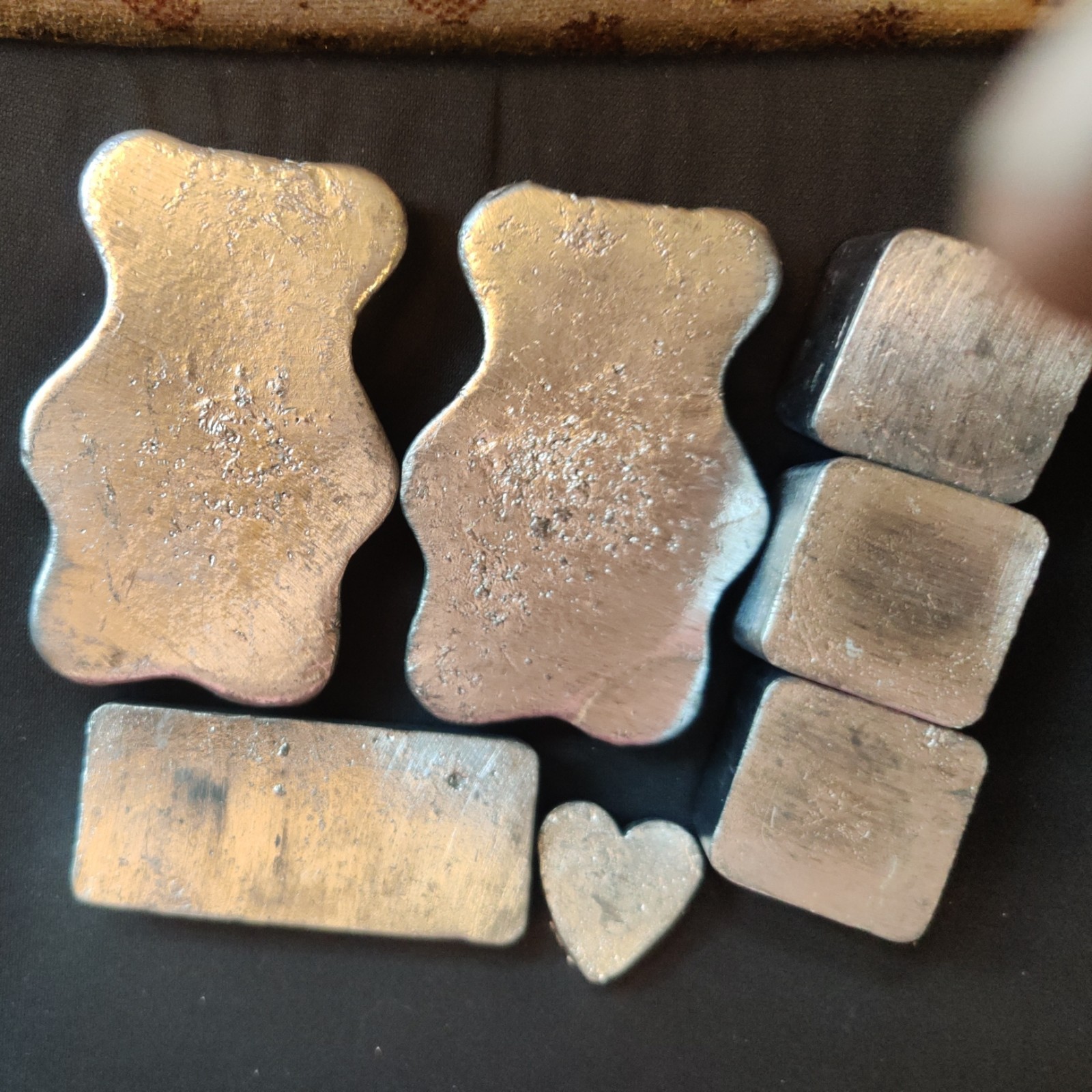 lead ingots 10+ lbs from tire weights