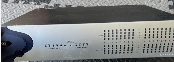 Avid Digidesign 192 I/O ProTools Interface MH192 Digital I/O Analog In/Out