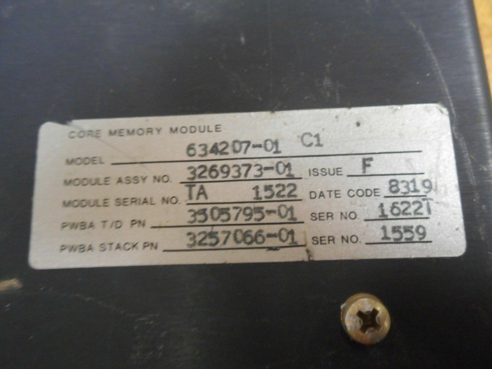 Allen Bradley 1774-MA Memory Module