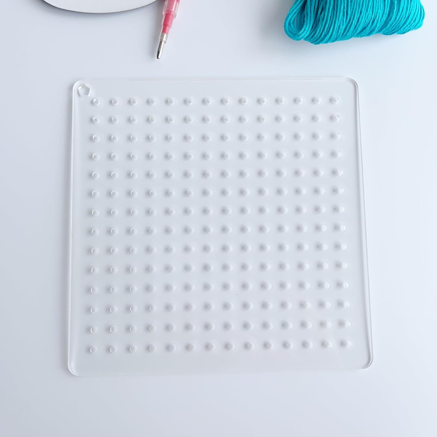 Acrylic Sashiko Stencil, Sashiko Stencil with Straight and Square Pattern for Ha