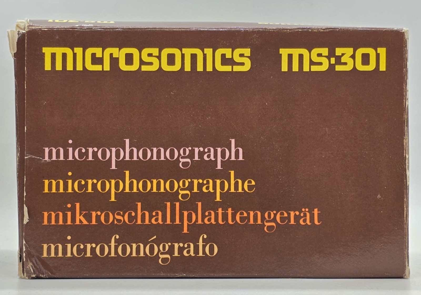 Microsonics MS-301 Mini Player Vintage Microphonograph NOS