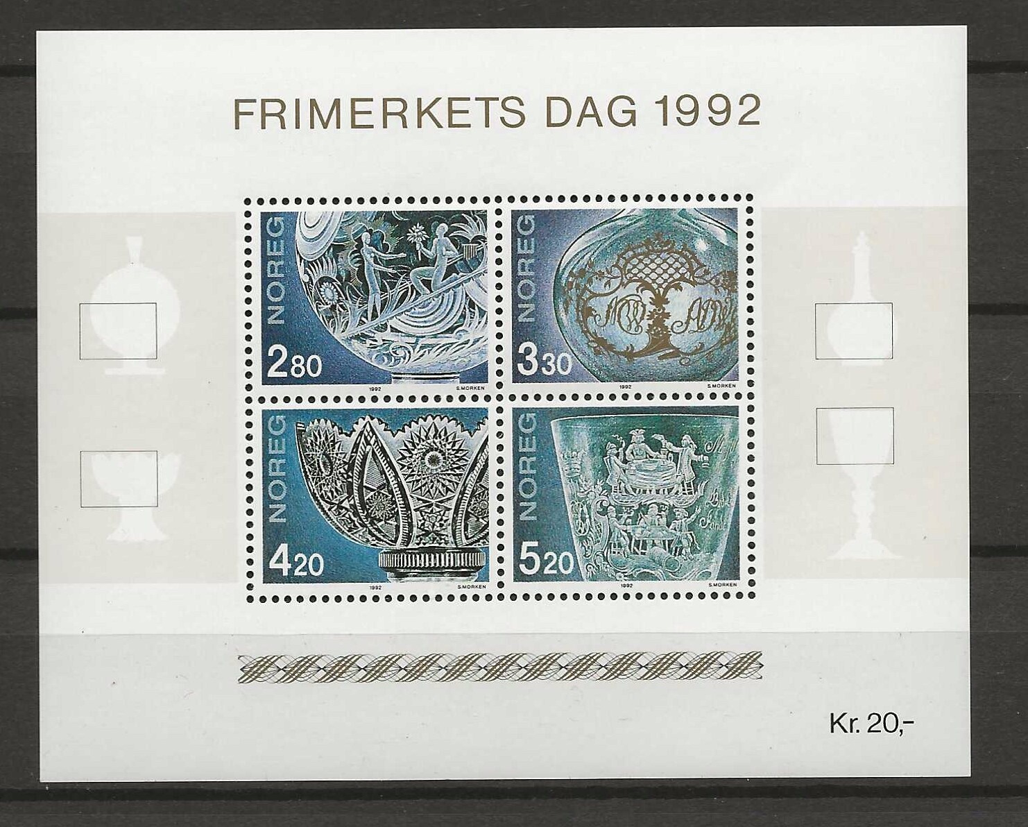 Norway 1992 NK 1150-53 Blokk 17 MNH MS