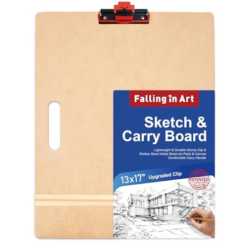 13x17 Professional Drawing Boards, Portable Sketch Board with Adjustable