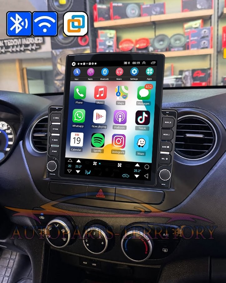 2+64G ANDROID 15 CARPLAY FOR 2014-2019 HYUNDAI GRAND I10 CAR GPS STEREO RADIO