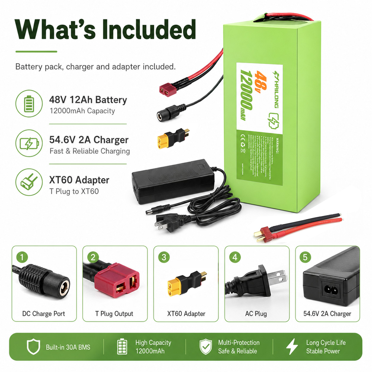 New 48V 12ah Battery lIthium  Battery
