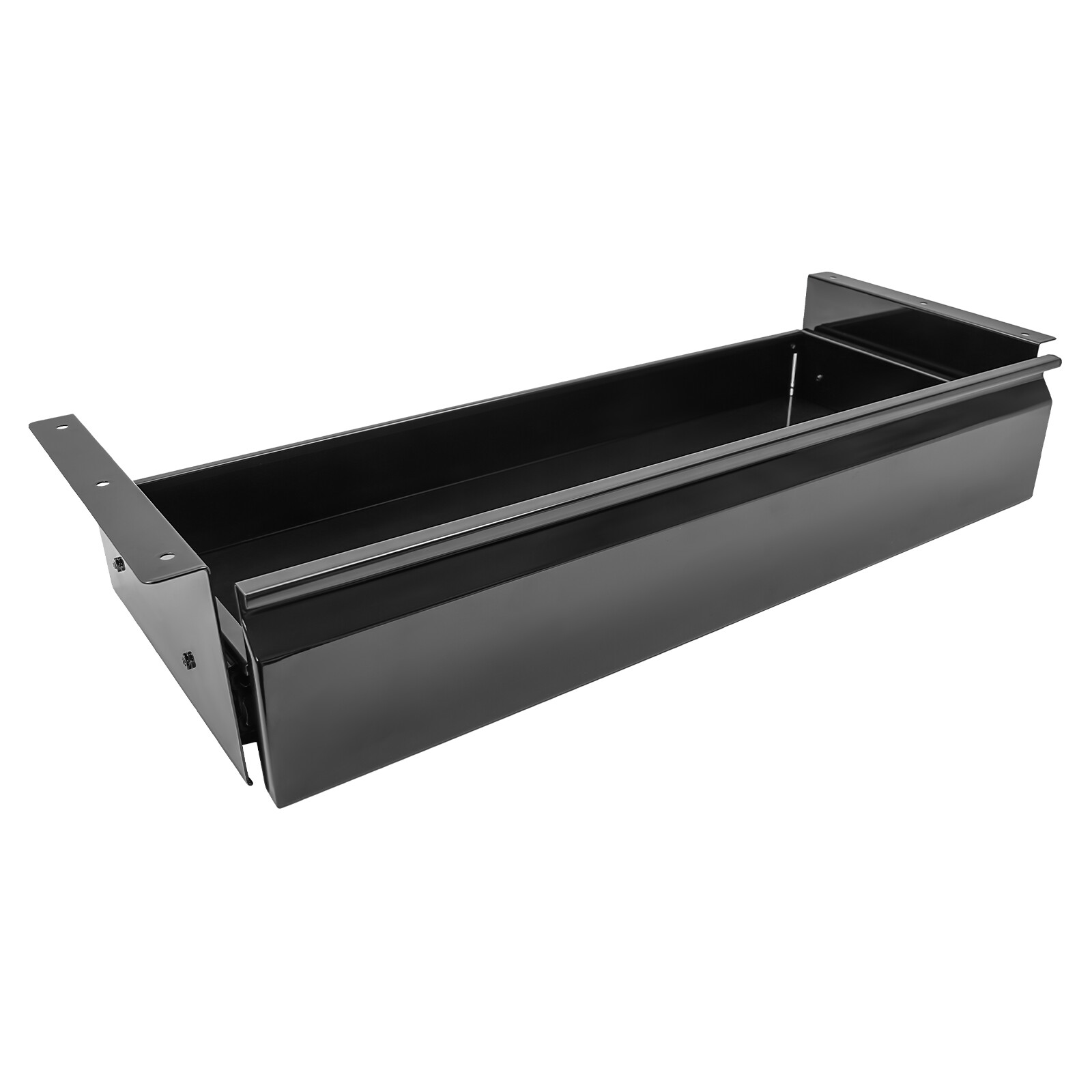 22" Black Space Saver Sliding Under Desk Storage Drawer Pull-out Drawer