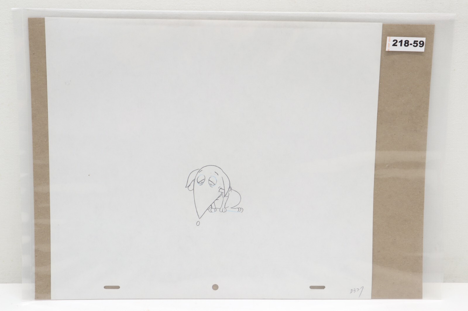 Family Dog Hand Drawn Animation Production Drawing Sketch Art (218-59)