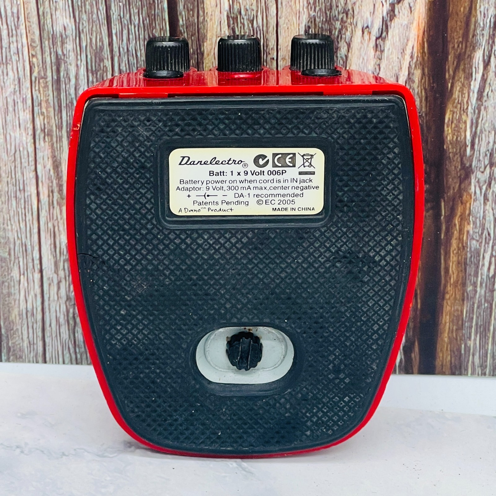 Danelectro D-1 FAB Distortion Guitar Effect Pedal Red