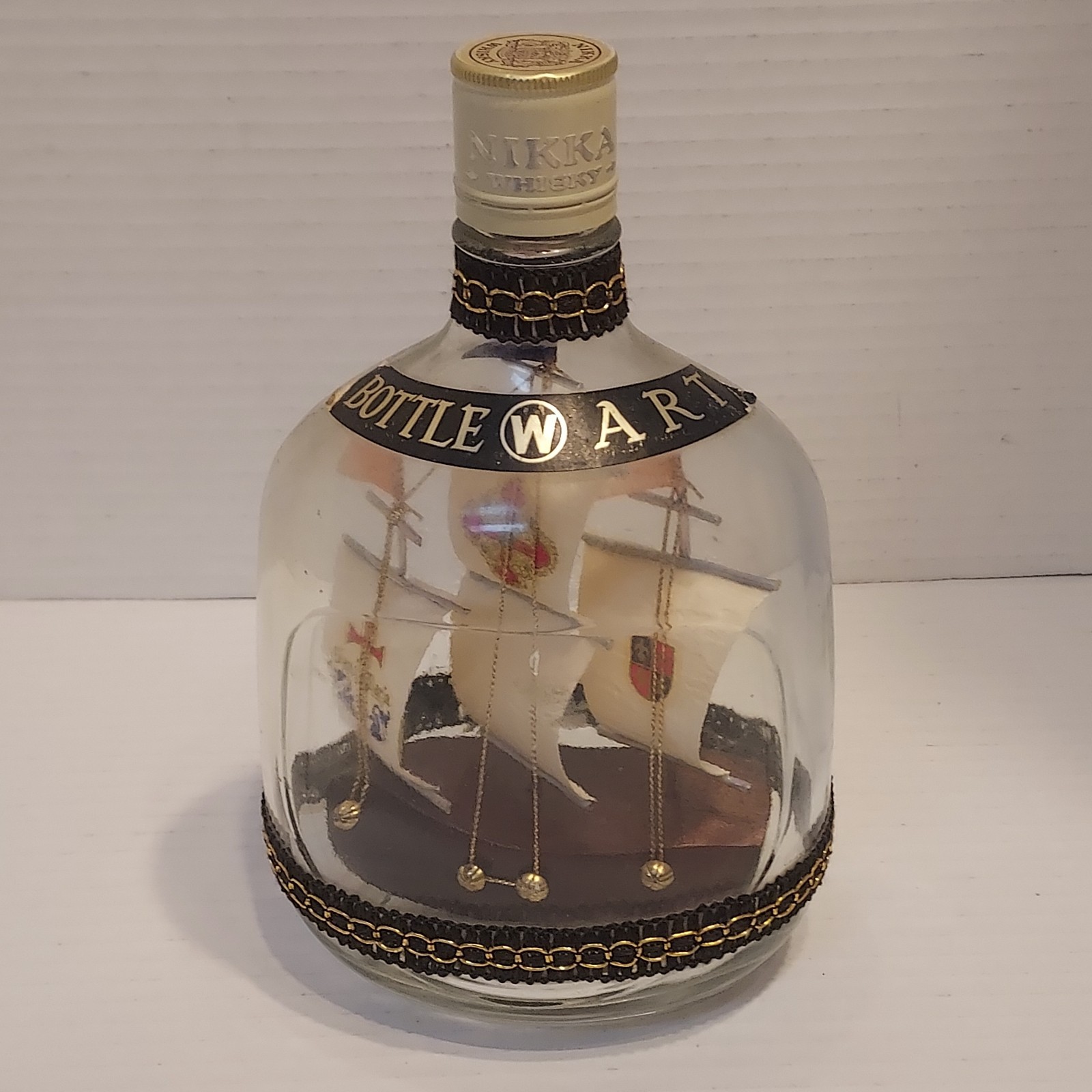 Nikka Whisky bottle ship