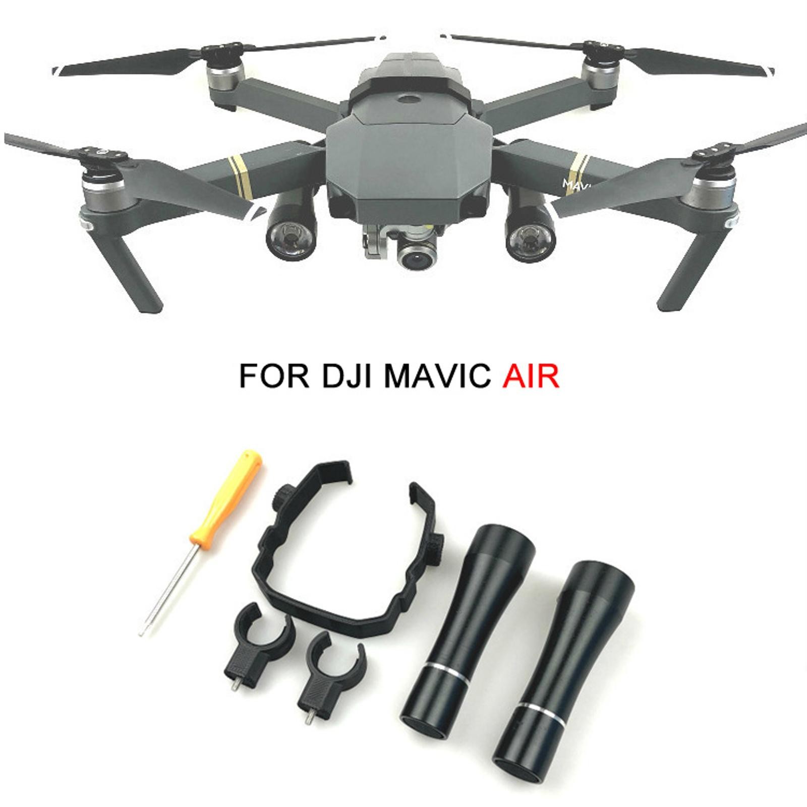Adjustable LED Flashlight Flying Night Headlight Spotlight For DJI Mavic Pro A