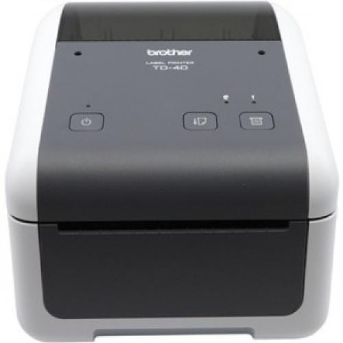 Brother TD4420DN Desktop Direct Thermal Printer - Monochrome - Label Print - USB
